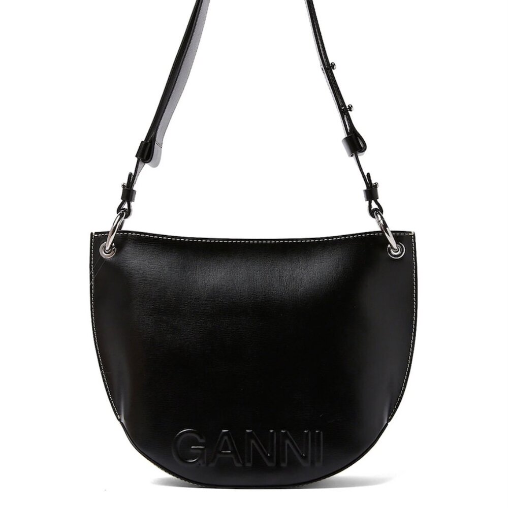 GANNI Banner Hobo Medium Shoulder Bag
